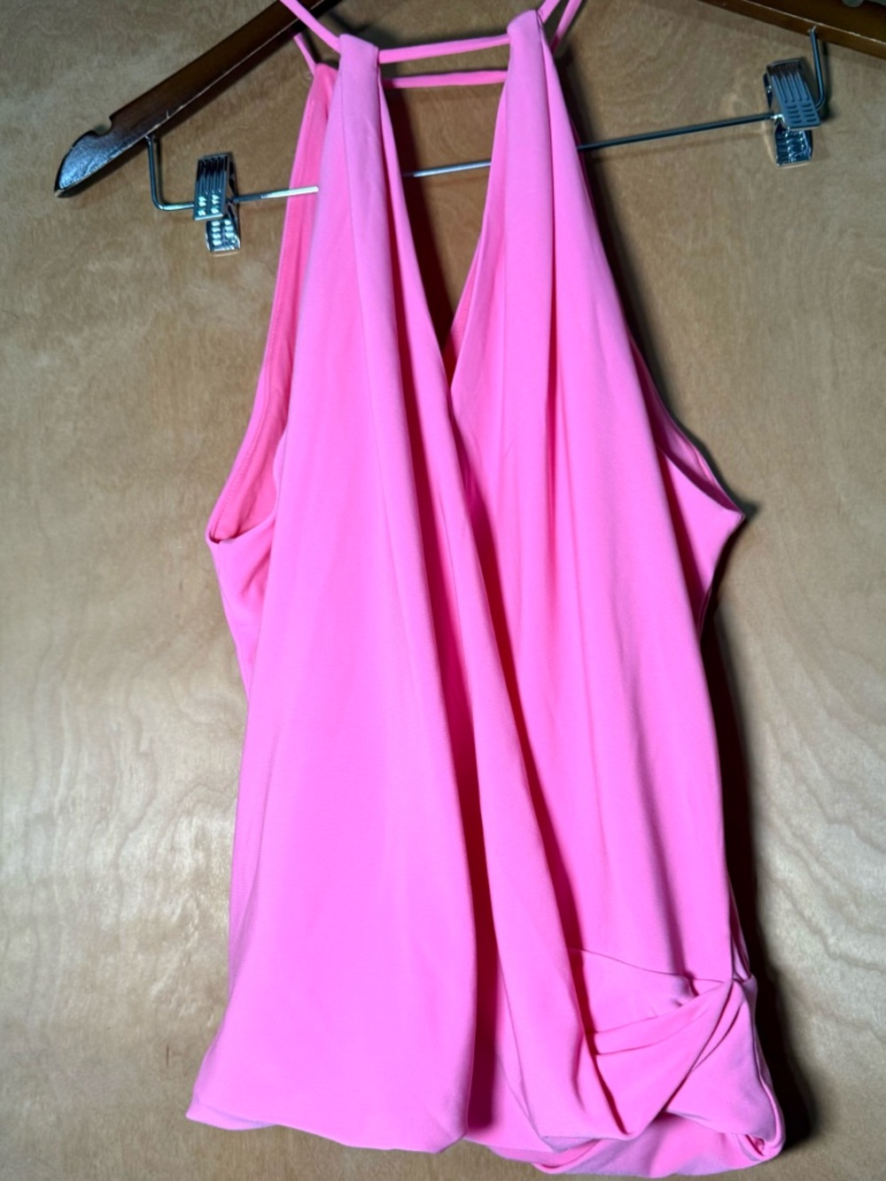Express Bright Pink Halter Tank